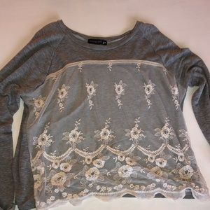 Living Doll long sleeved top sz LG lightly worn